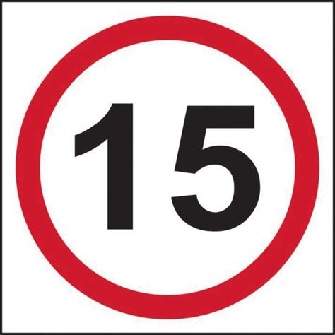 Mph Speed Limit Sign Non Adhesive Mm X Mm Rsis