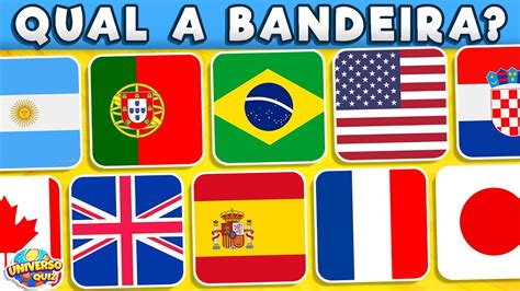 Adivinhe as BANDEIRAS dos PAÍSES Adivinhe os Países pela Bandeira