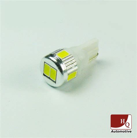 Car Led Light Bulb W5w 6x Smd 5630 White 24v Led Bulbs W5w 501