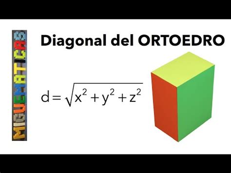 Diagonal Del Ortoedro YouTube