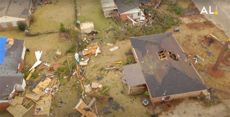 See Drone Footage Of Alabama Tornado Damage In Selma