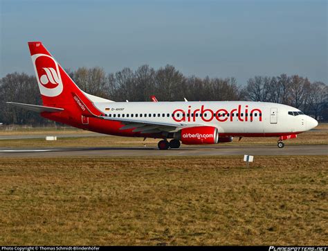 D AHXF Air Berlin Boeing 737 7K5 WL Photo By Thomas Schmidt