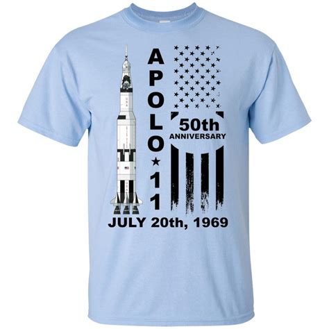 Apollo 11 50th Anniversary Moon Landing 1969 T Shirts