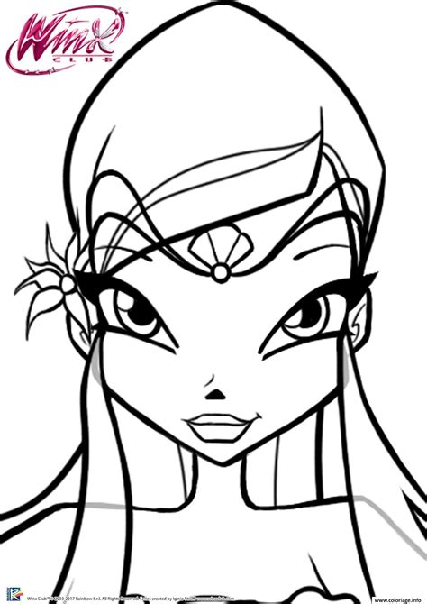 Coloriage Gulli Winx Club Musa Et La Musique Dessin Gulli Imprimer