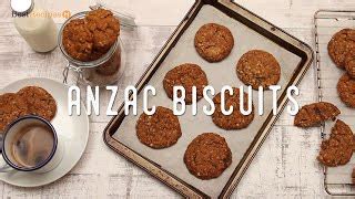 Traditional Anzac Biscuits Recipe Cwa