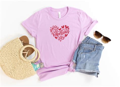 Feliz San Valentín Día Camisa Camiseta De San Valentín Etsy