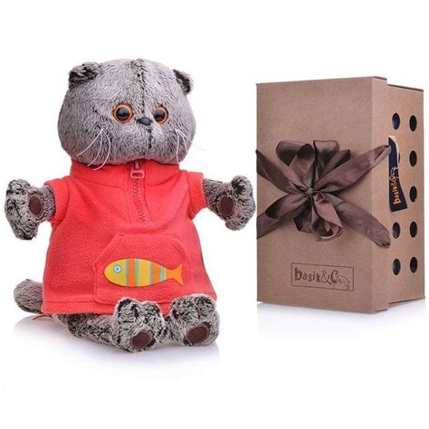 Budi Basa KS25-068 Basik in a red fleece vest (B1) - pandababy