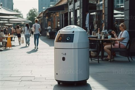 Autonomous Robot Is A Rubbish Bin With Wheels Artificial Intelligence