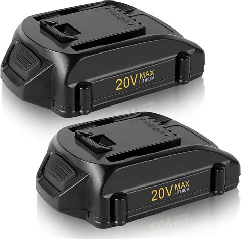 Amazon Upgraded 2Pack 3 5Ah 20V Replacement For Worx Battery 20V