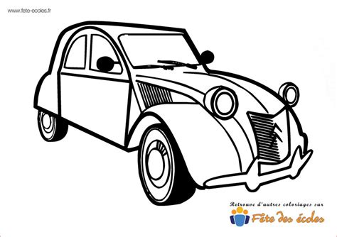 13 Grand Coloriage 2cv Stock COLORIAGE