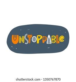 Unstoppable Logo Icon Label Slogan Your Stock Vector (Royalty Free ...