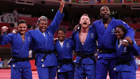 France Wins First Ever Judo Mixed Team Gold NBC Olympics