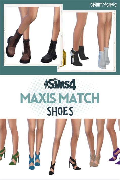 Insanely Essential Maxis Match Shoes For The Sims 4 In 2022 Maxis