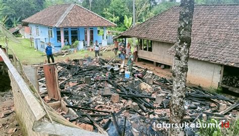 Rumah Warga Surade Sukabumi Ludes Terbakar