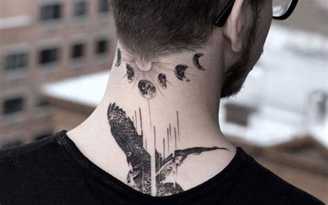 Neck Tattoos For Men - Best Neck Tattoos For Men: Cool Neck Tattoo ...