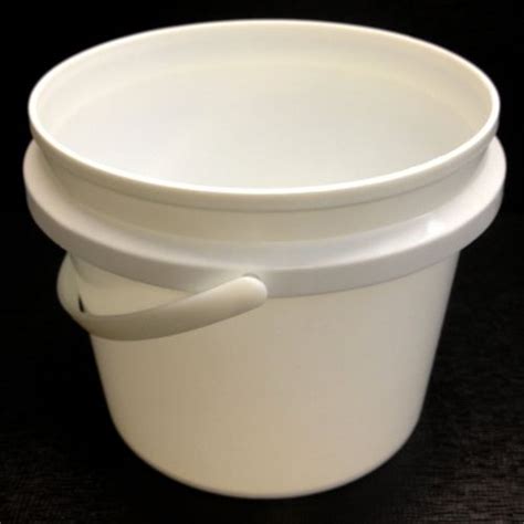 1L Tamper Evident Food Bucket With Handle Australian Made Plastic