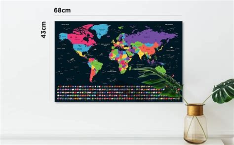 Mapa Wiata Envami Do Zdrapywania Super Prezent K Kolewnica Kup