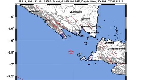 Gempa Bumi Terkini Tadi Malam Di Banten Berikut Info Bmkg Magnitudo