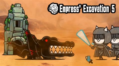 The Battle Cats Vs Dark Croco In Empress Excavation 5 YouTube