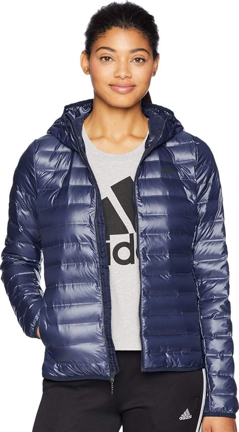 Adidas Outdoor Womens Varilite Hooded Jacket Amazon Co Uk Sports