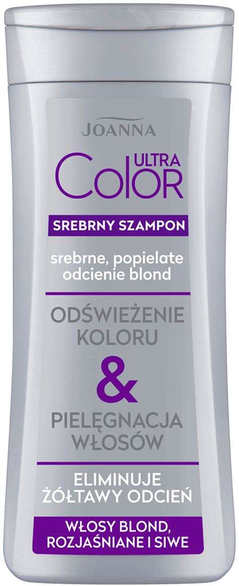 Joanna Ultra Color Srebrny Szampon Eliminuj Cy Tawy Odcie W Os W