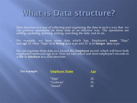 Introduction To Data Structures Ppt Download