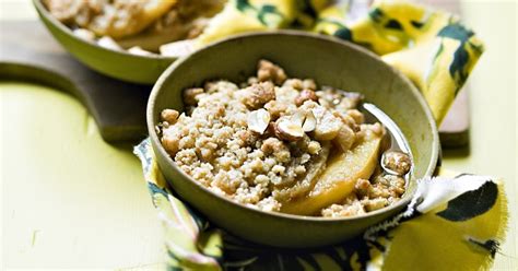 Recette De Crumble Coings Poires Sarrasin Marie Claire