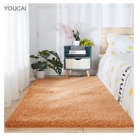 Tapis Youcai Salon Chambre Antid Rapant X Cm Kaki Cdiscount