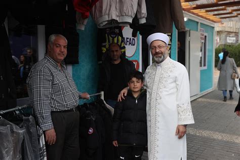 Diyanet İşleri Başkanı Erbaş Kahramanmaraşta ziyaretlerde bulundu