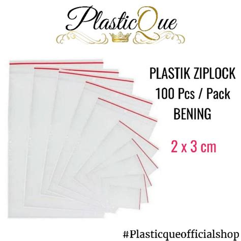 Jual Ziplock Plastik X Cm X Cm Pcs Pcs Klip Zipper Clip Zip