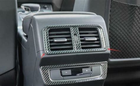 For Audi Q Carbon Fiber Steel Rear Air Outlet Vent