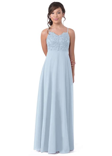 Mist Azazie Sonya Jbd Junior Bridesmaid Dresses Azazie