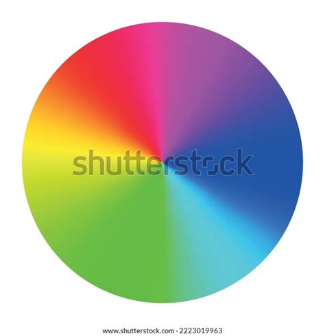 Rgb Color Wheel Spectrum Selector Picker Stock Vector Royalty Free