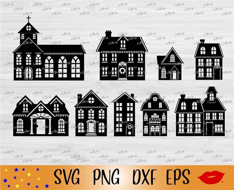 Christmas House Decoration Svg Christmas House Diy Christmas Etsy