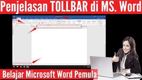 Belajar Microsoft Word Penjelasan Nama Dan Fungsi Toolbar Pada