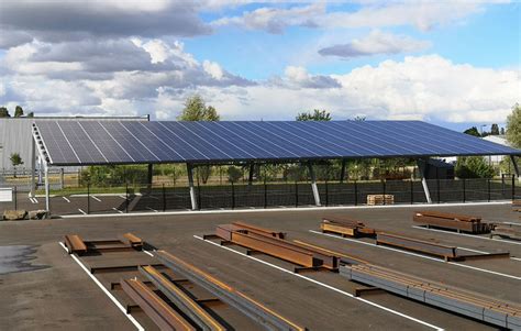 Schutzzelt F R Parkpl Tze Ets Bobet Mit Integrierten Solarmodulen