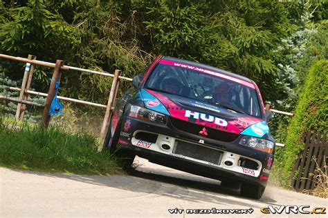 Hudec Martin Černoch Jiří Mitsubishi Lancer Evo IX Rally Vysočina