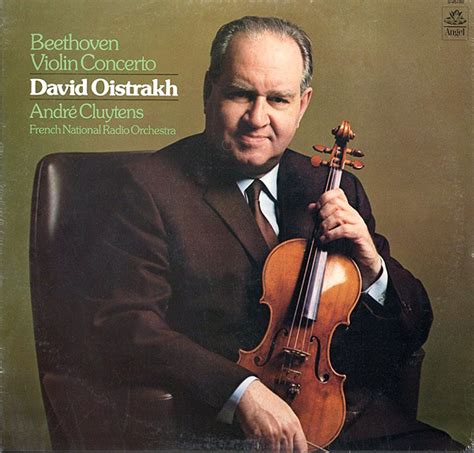 Beethoven David Oistrakh French National Radio Orchestra André Cluytens Violin Concerto