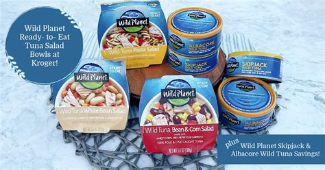 Wild Planet Ready-to-eat Tuna Salad Bowls are as low as $3.49 at Kroger! - Kroger Krazy