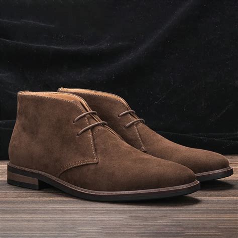 Botas Deserto Masculinas Retr Estilo Americano Tornozelo Fio Dental