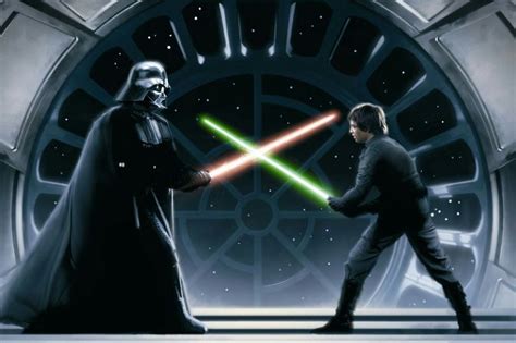 Luke Skywalker Vs Darth Vader Star Wars Pictures Star Wars Darth