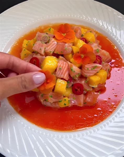 Quick Fancy Mango Salmon Ceviche Home Cooks World