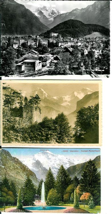 Interlaken BE 9 AK Div Ab 1910 Bis 1950 Gut Erhalten Kaufen Auf Ricardo