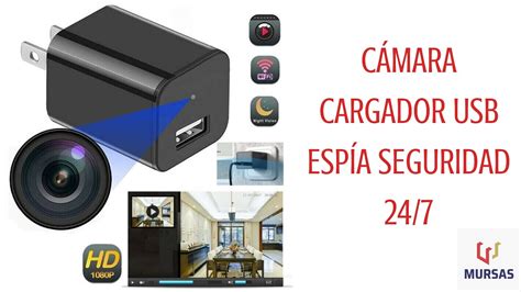 Configuración Cámara Cargador USB Espía Seguridad 24 7 YouTube