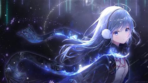 Anime Girl In Winter Live Wallpaper MoeWalls