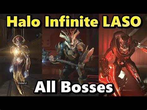 Halo Infinite LASO All Main Boss Fights Legendary All Skulls On