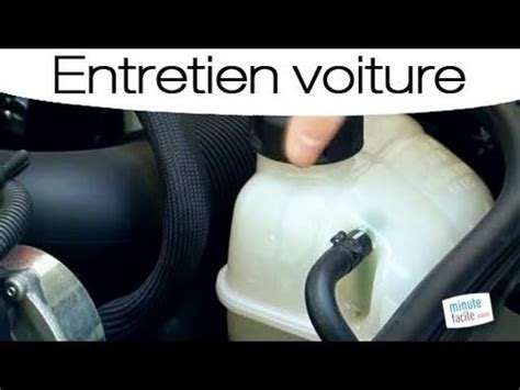 Auto Vérifier son niveau de liquide refroidissement YouTube