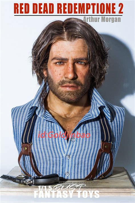 Fantasy Toy Red Dead Redemption Arthur Morgan Bust Scale Custom Made