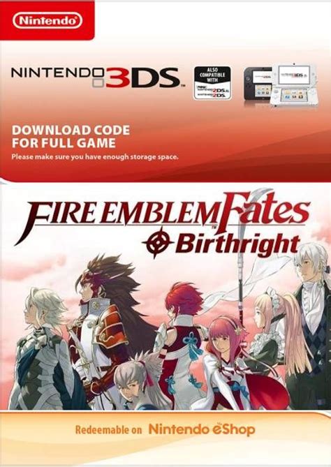 Fire Emblem Fates Birthright 3DSDS CDKeys