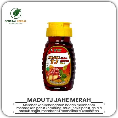 Jual Madu Tj Jahe Merah Mint Tresno Joyo Berat Isi Gram Shopee